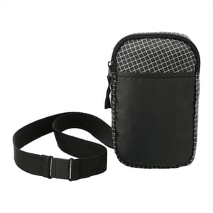 Grid Phone Pouch With Lanyard