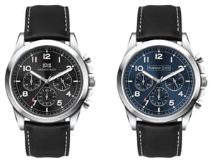 Riley Chrono Leather Watch