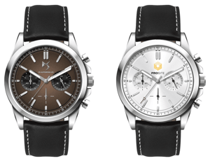 Riley Chrono Leather Watch Ii