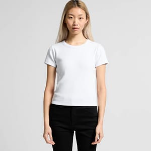 Wo's Organic Rib Tees