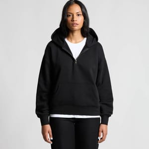 Wo's Relax Half Zip Hoodies