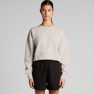 Wo's Relax Crop Crewss