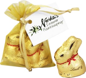 Organza Bag With 10G Gold Lindt Bunnies