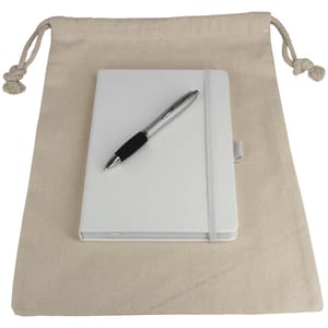 Drawstring Bag + Journalbook + Pen Gift Sets
