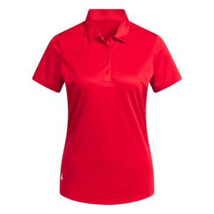 Women's Collegiate Red Performance Polos