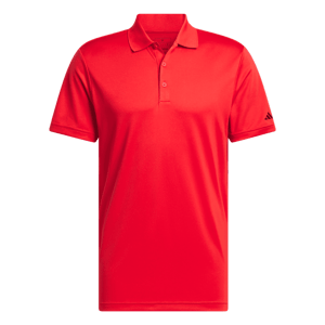 Men's Collegiate Red Performance Polos