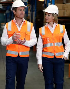 Hi-Vis Vest With Pocket And Tapes