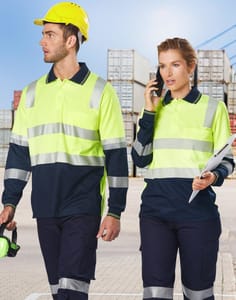 Truedry Long Sleeve Safety Polos