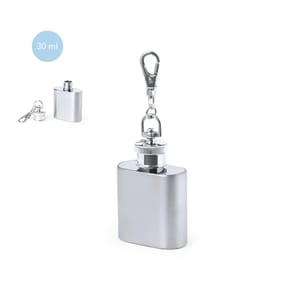 Sleek Hip Flask Keyrings