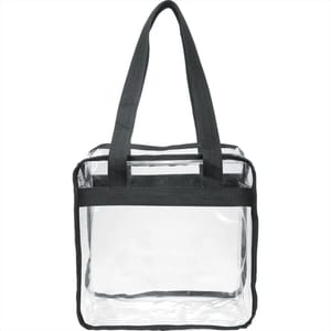Hooray! Game Day Clear Zippered Safety Totes 15L