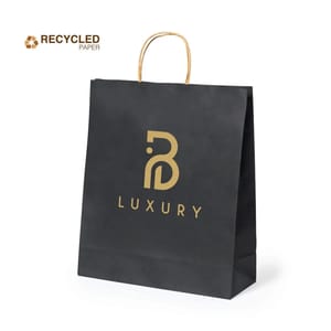 Black Recycled Paper Bags