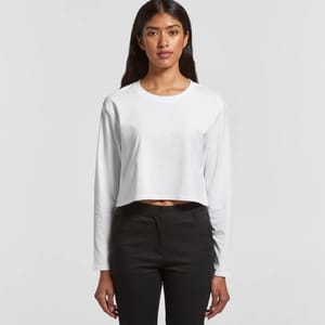 Wo's Crop L/S Tees
