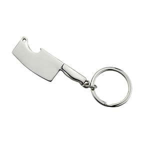 Engraved Cleaver Bottle Opener Keyring