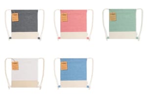 Eco Max Recycled Cotton Drawstring Bags