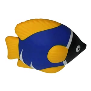 Stress Shaped Fish Blue