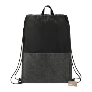 Cally Zippered Recycled Drawstring Bags