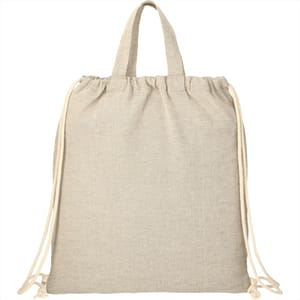 Cardiff Recycled Cotton Drawstring Bags