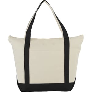 Charlotte Zippered Cotton Tote Bags 37L