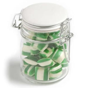 160g Glass Clip Lock Jars with Humbugs