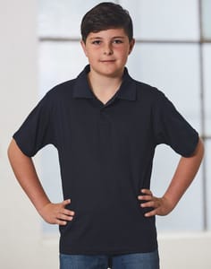 Kids' Cooldry Soild Colour Polos