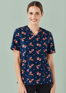 Festivevibe V-Neck Scrubs
