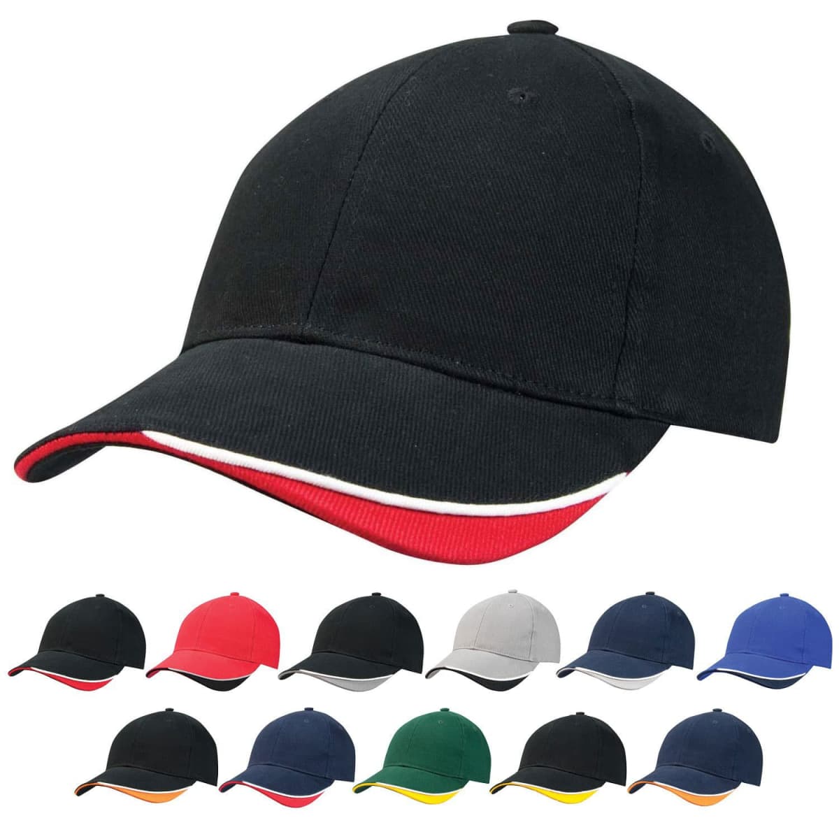 Heavy Brushed Cotton Champion Caps