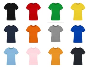 Ring-Spun Cotton Womens T-Shirts