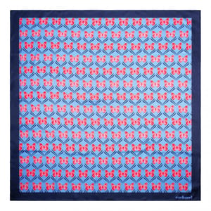 Vegan Pontia Bright Blue Scarves