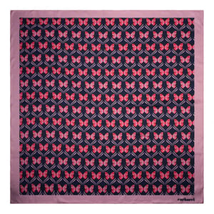 Butterfly Pontia Navy Scarves