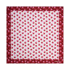 Floral Hortense Bright Red Scarves