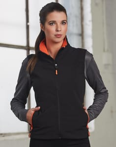 Pos Iii Ladies' Softshell Contrast Vests