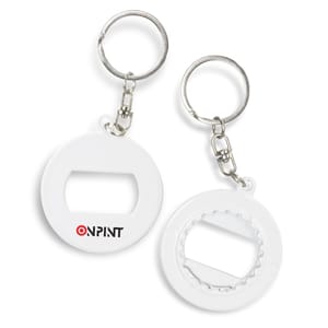 Presto 3-in-1 Metal Bottle Opener Keyrings