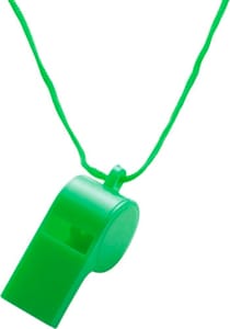 Looney Plastic Whistles