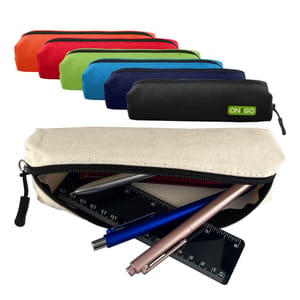 Canvas Tube Pencil Cases - rush