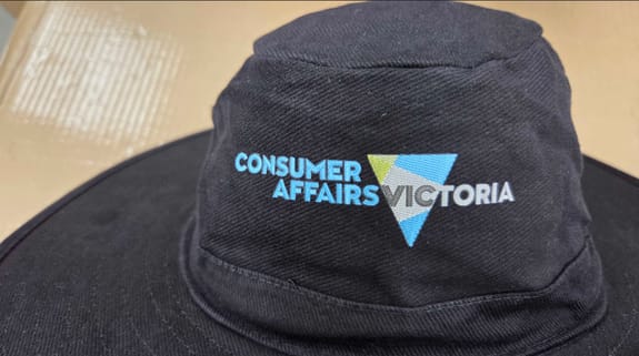 Consumer Affairs Victoria embroidered bucket hat
