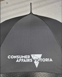 Branded umbrella